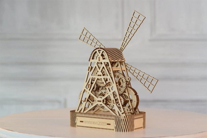 WOODEN CITY 3D puzzel Molen 222 delen
