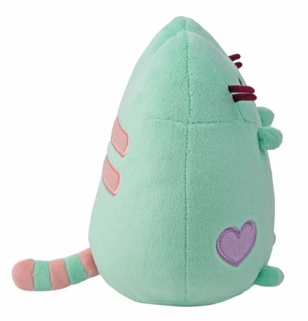 Mintkleurig pastelkleurige mascotte Pusheen 18 cm