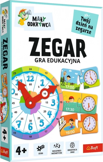 Spel Kleine Ontdekker – Klok TREFL