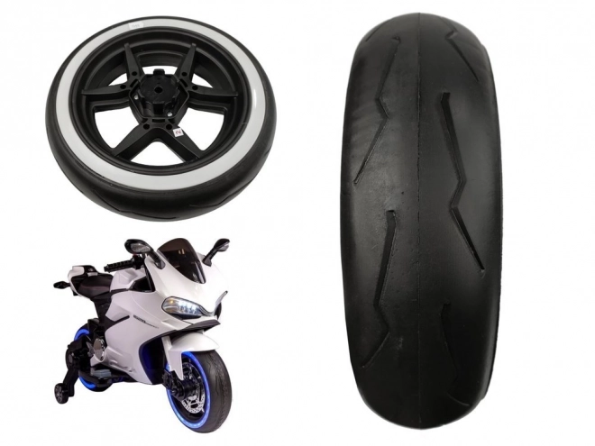 Achterwiel voor motorfiets