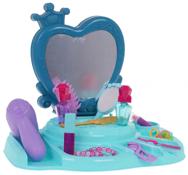 Kinderkaptafel Beauty Fashion Blauw met accessoires