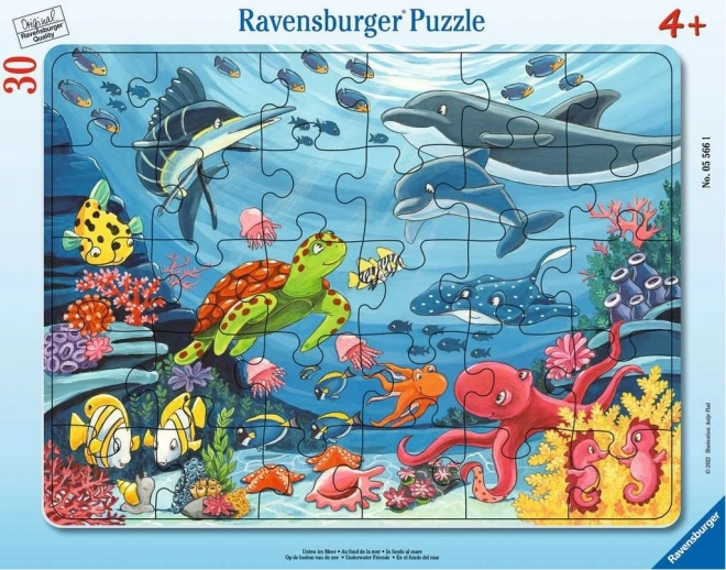 RAVENSBURGER Puzzel Op de zeebodem 30 stukjes
