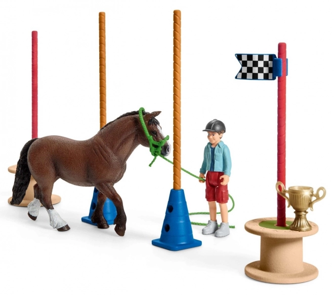 Schleich Farm Wereld Wedstrijd in Behendigheid voor Pony's