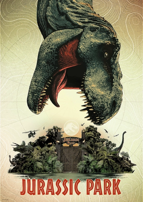 TREFL Puzzel Premium Plus Jurassic Park: Filmposter 1000 Delen