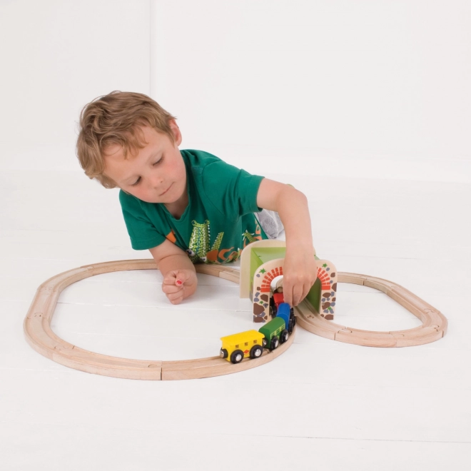 Bigjigs Rail Dubbele Spoortunnel