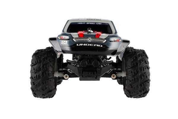 Auto RC Pick Up Terrein grijs-rood