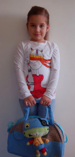 Kinder rugzak met pluchen monster EcoSnoopers