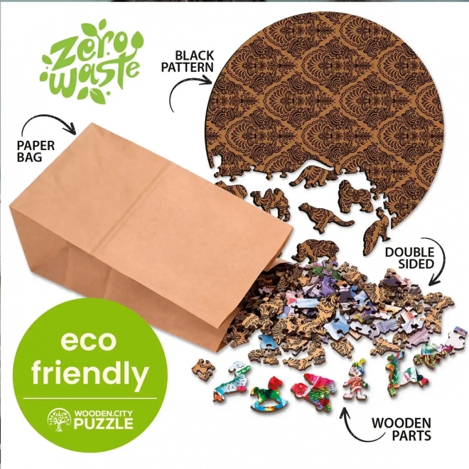 WOODEN CITY Houten puzzel Elegante olifant 250 stukken EKO