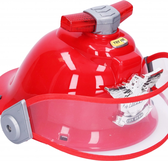 Brandweerhelm voor kinderen met licht- en geluidseffecten
