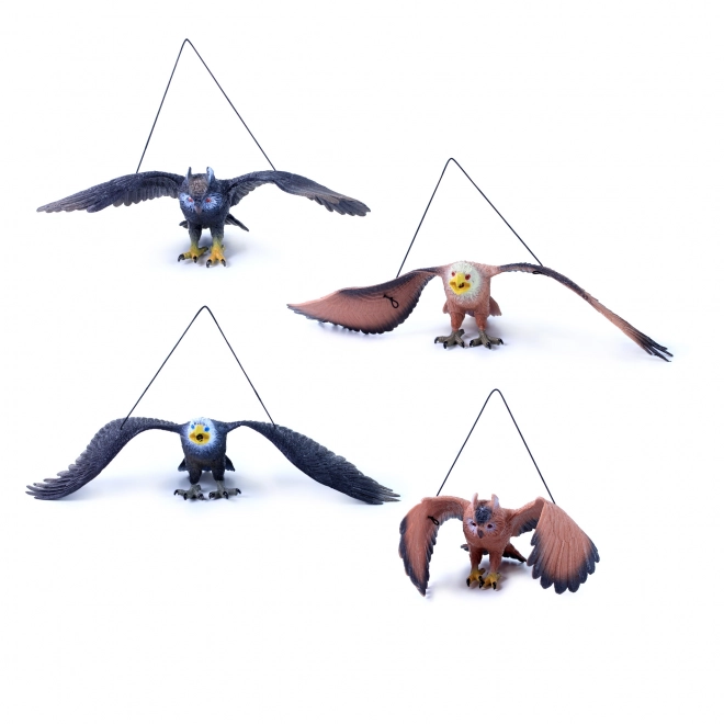 Plastic figuren Arend en Uil met geluid