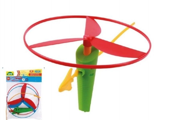 Vliegende schijven 20cm+starter plastic in zak 3+