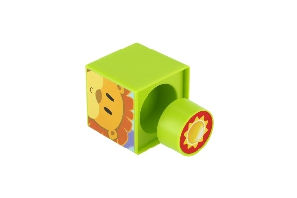Plastic blokjes met inlegspel - dieren
