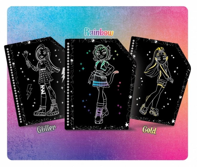 Scratch ontdekken Sketchbook Scratch ontdekken Monster High Forever Vrienden