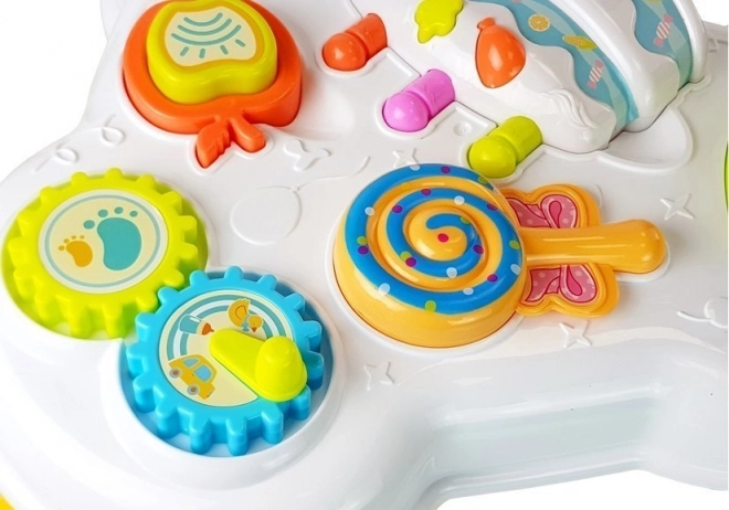 Educatieve tafel voor baby's met muzikale effecten