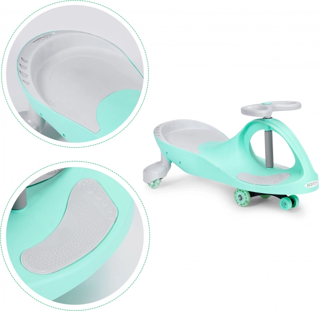 Stille rubberen wielen en ergonomie voor comfort