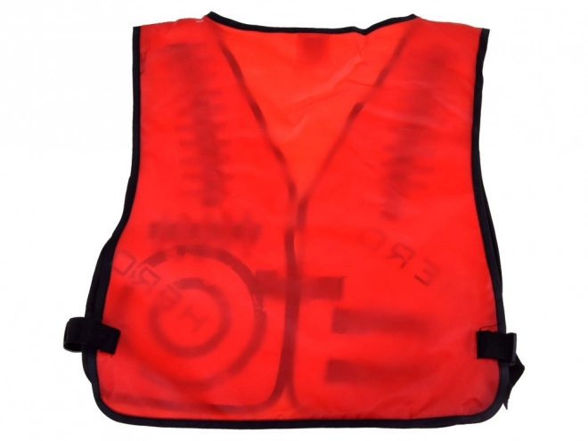 Set van vest en kogels voor Nerf – Rood