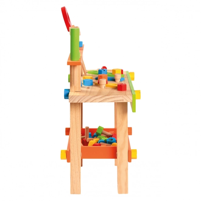 Bino Kinder werktafel met gereedschap