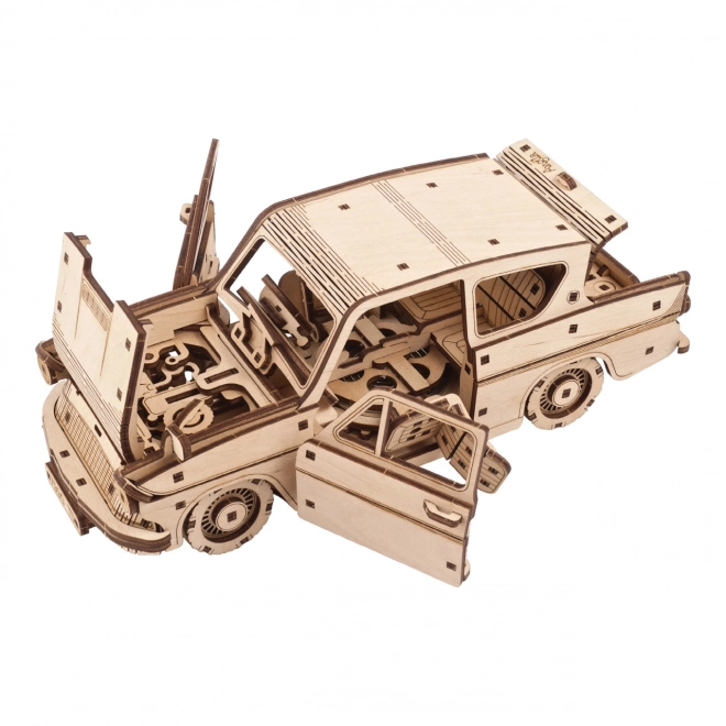 Ugears 3D houten mechanische puzzel Harry Potter Vliegende Ford Anglia
