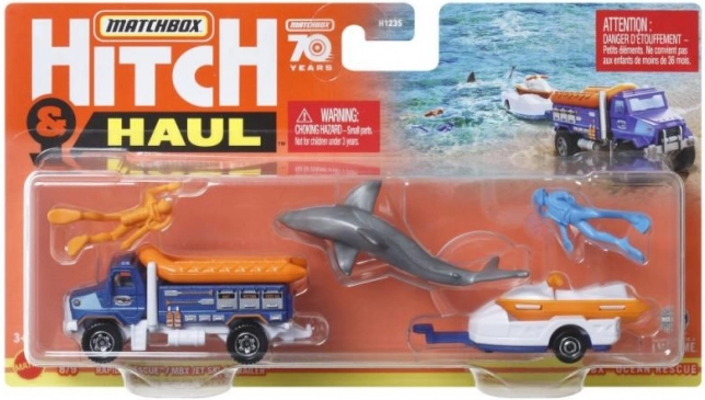 Matchbox voertuigenset met speelgoed