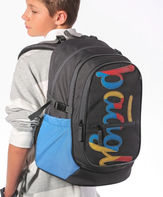 Set van 3 stuks Baagl: Rugzak, Etui en Zak Logo Mix