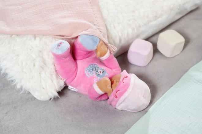 Slaapknuffel voor baby's donkerroze 30 cm