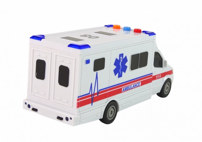 Batterij Ambulance Licht Geluid Wit aandrijving