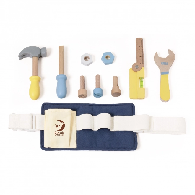 Set van kleine klusjesman met gereedschap van Classic World