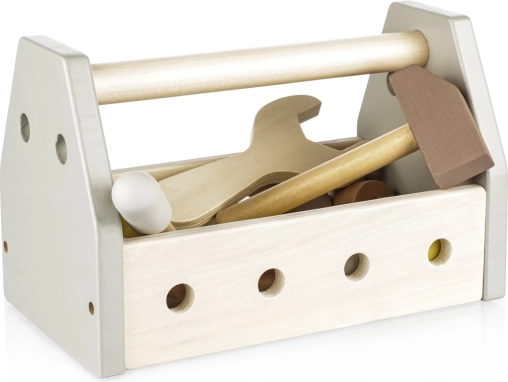 Houten gereedschapsset in kist voor kinderen