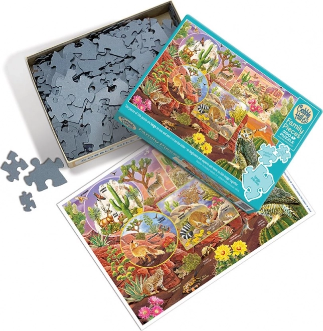 COBBLE HILL Familie puzzel Woestijnmagie 350 stukjes