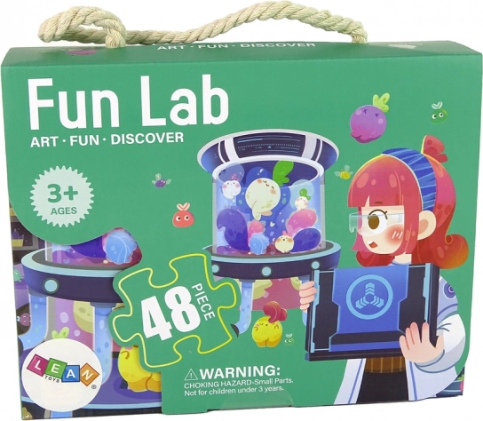 Kinderpuzzel laboratorium – 48 stukjes