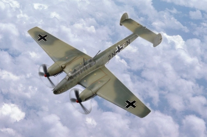 Kunststofmodel Messerschmitt Bf110 1:72 Hobby Boss
