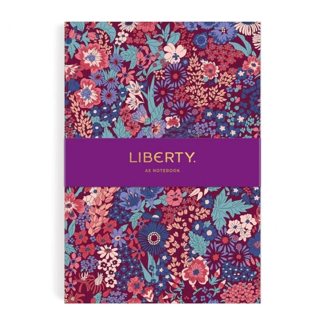 Dagboek A5 met bloemenpatroon Margaret Annie van Liberty
