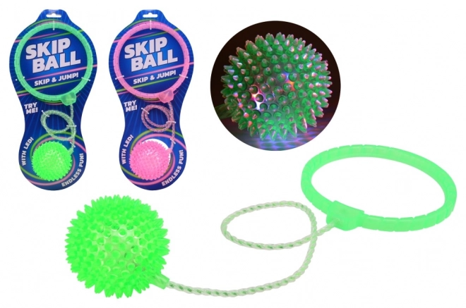 Skip Bal met touw en springring