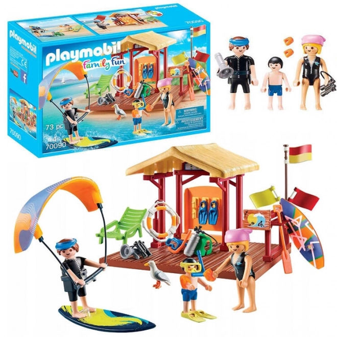 Playmobil creatieve bouwset watersporten