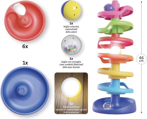 Spiraaltoren voor knikkers Brightball