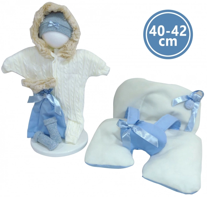Llorens M740-77 kleding voor pop baby NEW BORN maat 40-42 cm