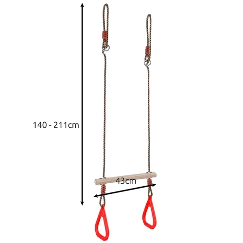 Kruzzel Kinderschommel trapeze