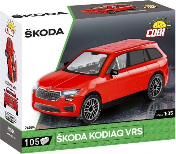 Bouwset auto Škoda Kodiaq vRS 1:35 van COBI