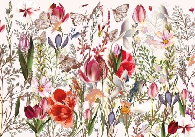 Puzzel Bloemen: Weidebloemen 500 Stukjes