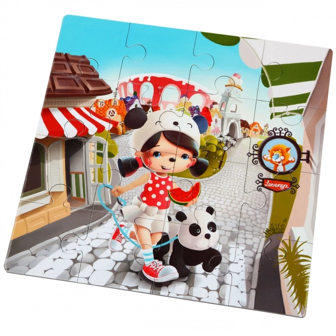 Puzzlika Gelukkige Verhalen 3 in 1 kinderpuzzel