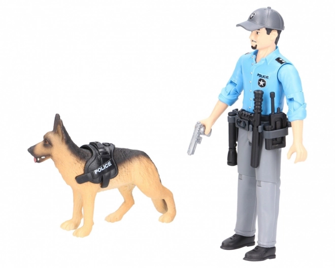 Bruder BWORLD Politieagent met Hond