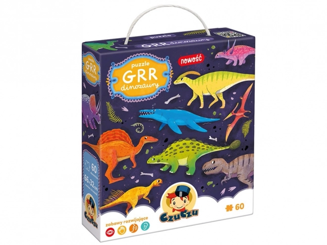 Puzzel CzuCzu Grr Dinosauriërs 60 stukjes