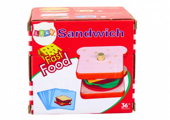 Houten kaarten voor sandwiches 8 El Receptenkaarten 10 stuks