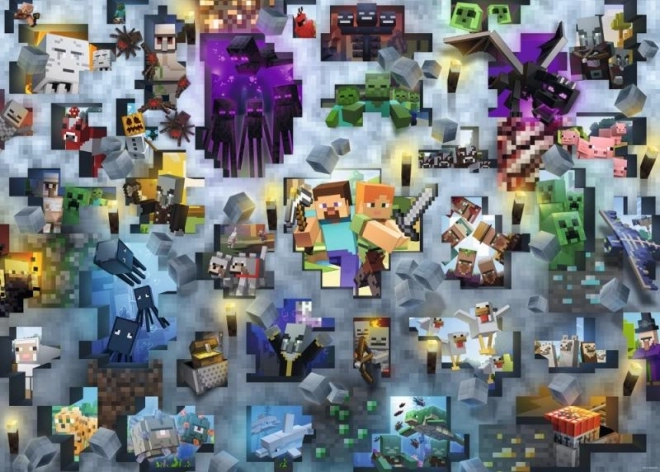 Uitdagingspuzzel: Minecraft 1000 stukjes