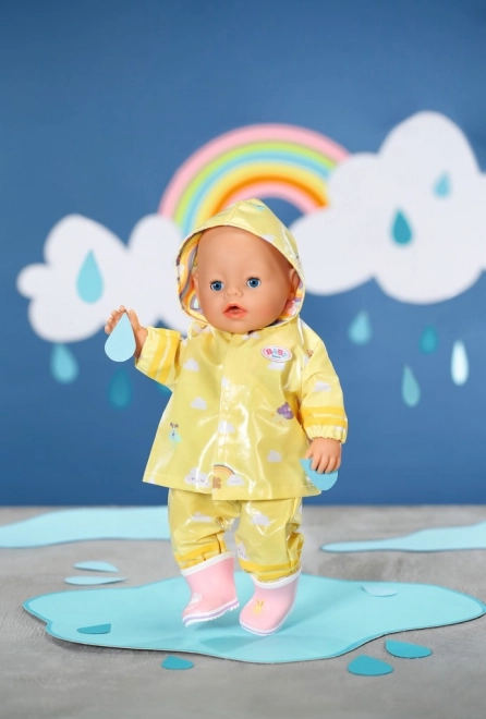 BABY born deluxe regenoutfit voor poppen 43 cm