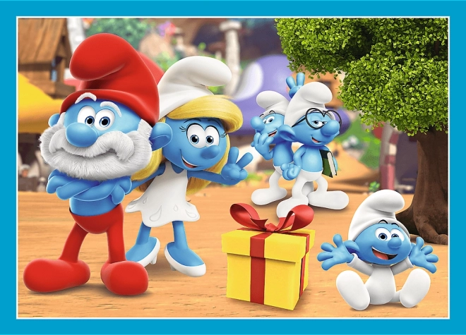 TREFL puzzel Smurfendorp 4v1