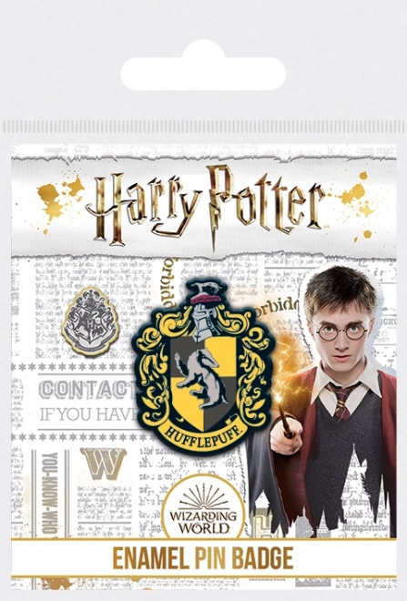 Emaille badge Harry Potter – Huffelpuf 25 mm