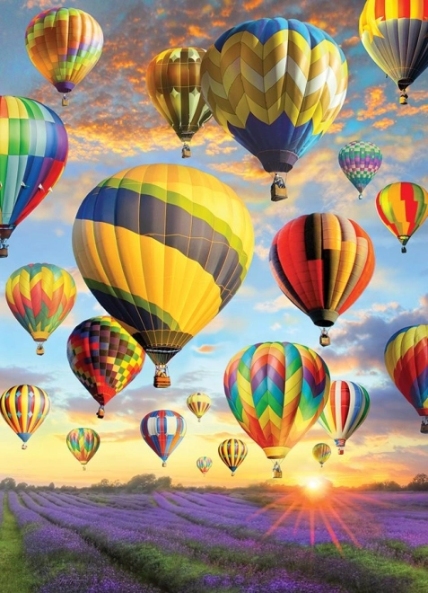 Puzzle COBBLE HILL heteluchtballonnen 1000 stukjes