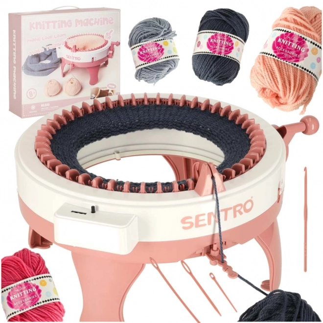 Ronde breimachine 48 naalden met accessoires