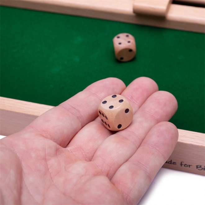 houten spel Shut the Box BIGJIGS TOYS